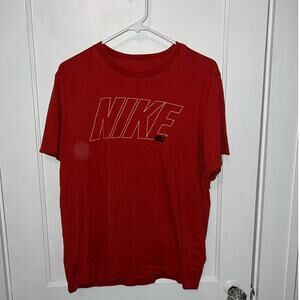 Nike mens The Nike Tee Graphic Logo Short Sleeve Shirt size L